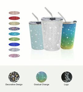 Gobelet isotherme en acier inoxydable de 500 ml avec logo personnalisé, couvercle à paille, isolation sous vide, en gros, en stock pour les boissons de bureau - Product Image 4