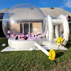 Tente gonflable à bulles avec ventilateur intégré, bâche en PVC, garantie 1 an, installation facile pour événements en plein air - Product Image 4