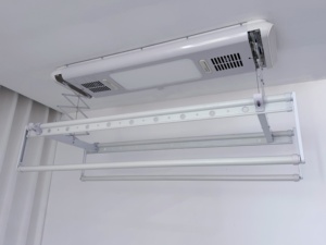 Smart Lighting Height-Adjustable Disinfecting Air-<b>Drying</b> Remote-Controlled Voice-Activated Electric <b>Clothes</b> <b>Drying</b> <b>Rack</b> - Product Image 2