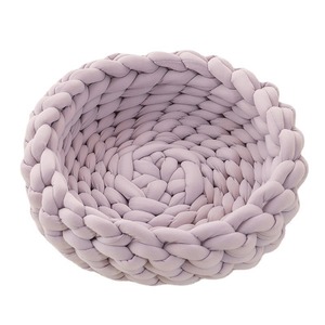 Cama <span class=keywords><strong>para</strong></span> Mascotas de Algodón Grueso Tejida a Mano, Lavable, <span class=keywords><strong>para</strong></span> Animales Pequeños, Diseño Sólido <span class=keywords><strong>para</strong></span> las Cuatro Estaciones - Product Image 1