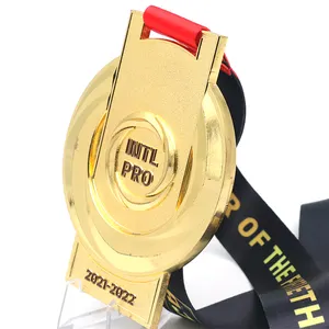 Fabrication Prix sportif personnalisé Médailles AJP vierges Souvenir Judo Or EAU Jiu Jitsu BJJ Médaille en métal