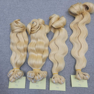 Natural Straight Silky Straight <b>Wave</b> Style Toupee <b>Hair</b> Extensions Virgin <b>Hair</b> Grade Double Weft <b>Deep</b> Texture Machine Processed - Product Image 4