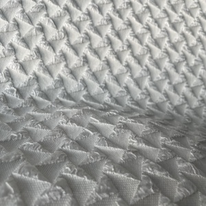 Commercio all'ingrosso <span class=keywords><strong>Fukuro</strong></span> tessuto in poliestere goffrato Jacquard Stocklot tessuto con texture in rilievo 3D dimensionale Pattern Design per indumento - Product Image 5