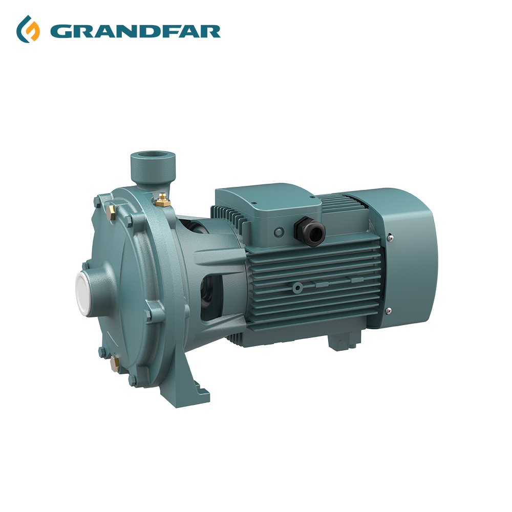 GRANDFAR 0.75kw 1hp Electric Surface Centrifugal Water Pump Snail Large Flow Rate Circulation Double Bladed Centrifugal Pump