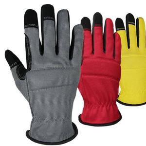 โรงงานผลิตถุงมือเพื่อความปลอดภัยตามหลักสรีรศาสตร์แบบขายส่ง ปรับแต่งได้ รองรับหน้าจอสัมผัสอเนกประสงค์ บุโฟม หนังสังเคราะห์ - Product Image 5