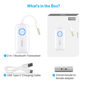 1Mii B06T2 coche para adaptador <span class=keywords><strong>Bluetooth</strong></span> 3,5mm AUX 10-15 horas para <span class=keywords><strong>Bluetooth</strong></span> 5,2 receptor transmisor inalámbrico Audio ESTÉREO - Product Image 6