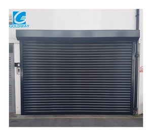 <span class=keywords><strong>Porte</strong></span> <span class=keywords><strong>de</strong></span> <span class=keywords><strong>garage</strong></span> enroulable en aluminium électrique à distance à grande vitesse Design extérieur industriel pour villas ou entrepôts - Product Image 5