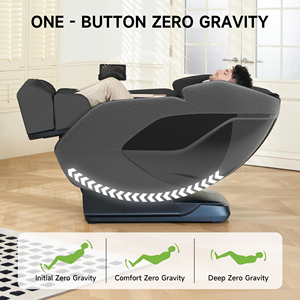 थोक पूर्ण शरीर की मालिश कुर्सी शून्य गुरुत्वाकर्षण डिजाइन रीक्लोनिंग फ़ंक्शन के साथ घर कार्यालय के लिए आरामदायक मोटी पैड थोक सौदों के साथ - Product Image 4