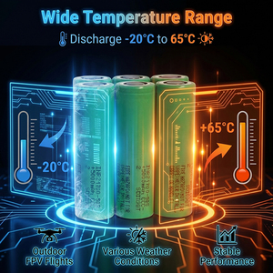 21700 50S 3.6V 5000mAh 高倍率固态电池容量圆柱形电芯 60A 放电 800 次循环 适用于 FPV 无人机 - Product Image 3