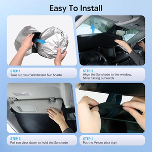 Parasol Plegable para Ventana de Coche con Aislamiento Térmico y Enfriamiento, Personalizado para BMW X1 F48 2016-2022 - Product Image 6