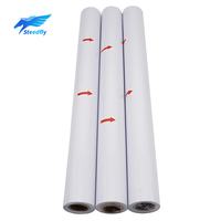 Papel Bond al por Mayor, 50 lb, 36 Pulgadas x 500 pies, Papel Bond para Plotter CAD, Núcleo de 3 Pulgadas, Alto Brillo, 96, Rollo de Papel CAD Blanco Mate
