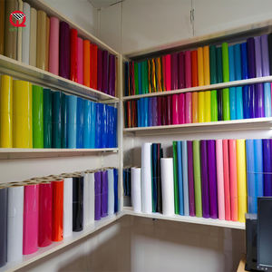 สติ๊กเกอร์ไวนิล PVC ตัดได้ หลาก<span class=keywords><strong>สี</strong></span> ยี่ห้อ QINGYI ลายโฮโลแกรมรูปเกล็ดปลา แบบมีกาวในตัว ขนาด 30 ซม.*5 ม. ขายดี - Product Image 1