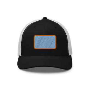 Gorra Trucker Negra de Malla, 6 Paneles, Ajustable, con Parche Bordado en el Panel Frontal, Unisex, Casual, para Adultos - Product Image 1