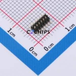 ZX-PZ1.0-2-7PWZ Pin Header SMD,P=1mm Connector ( Pin Structure: 2x7P )( Pitch: 1mm )( Row Spacing: 1mm ) - Product Image 1