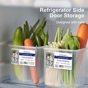 Refrigerator <b>Storage</b> <b>Box</b> Transparent Separated <b>Drawer</b> Type Kitchen Organizer Multifunctional Separated <b>Storage</b> <b>Box</b> - Product Image 1