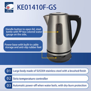 Cao Cấp Hiệu Quả Ấm Đun Nước Điện Penmarch 1.7L Nhanh Chóng Đun Nước Với Rõ Ràng Đo Nước Cho Nhà Và Văn Phòng Nước Nóng Nhu Cầu - Product Image 2