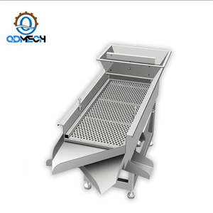 Setaccio Vibrante Lineare in Acciaio Inox SH QDMECH, Macchina Setacciatrice Vibrante, Separatore di Particelle per Cereali Agricoli - Product Image 1