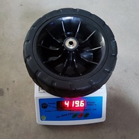 Roue EVA non gonflable de 8 pouces, nouvel état, roue de plage de camping-car en plein air, pièces d'équipement de manutention de matériaux en plastique