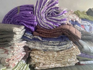 Tùy Chỉnh 100% Polyester Nặng 105gsm 110gsm 115gsm 120gsm Màu Hồng Màu Xanh Màu Xanh Màu Xanh Nữ Hoàng Cặp Song Sinh Chăn <span class=keywords><strong>Comforter</strong></span> Bộ - Product Image 5