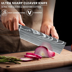 Cuchillo Nakiri de 7 pulgadas-Rebanador de carne súper afilado y cuchillo de cocina para verduras, mango Pakamu, un regalo para hombres y mujeres - Product Image 3