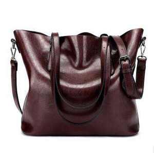 Fabricant de sacs à main vintage de mode pour dames personnalisés gros sacs fourre-tout à bandoulière en cuir véritable ciré à l'huile pour femmes - Product Image 5