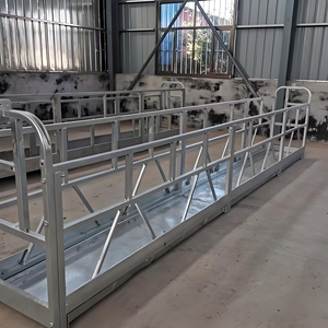 Plateforme suspendue de travail avec treuil électrique à câble pour le nettoyage des vitres, la construction, le levage de bâtiments, robot mural - Product Image 4