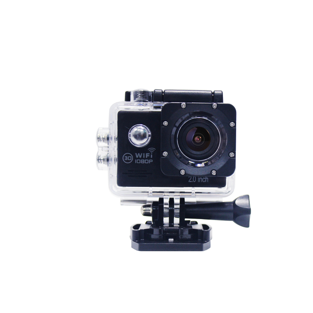 Minlang 1080P 30fps CMOS 120 Wide Angle Waterproof Shell 30m Night Vision Action Camera WiFi 2.0-inch Screen Mini Portable