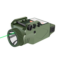 Lampe torche tactique LED en aluminium de haute qualité, chasse, viseur laser rouge, rechargeable par USB, 600 lumens, lumière LED, point rouge laser