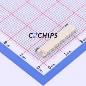 <b>FPC</b>-1.0FX-16PWBH20 FFC/<b>FPC</b> Connector SMD,P=1mm Connector Flip Cover Type Bottom Contact 16P 1mm - Product Image 2