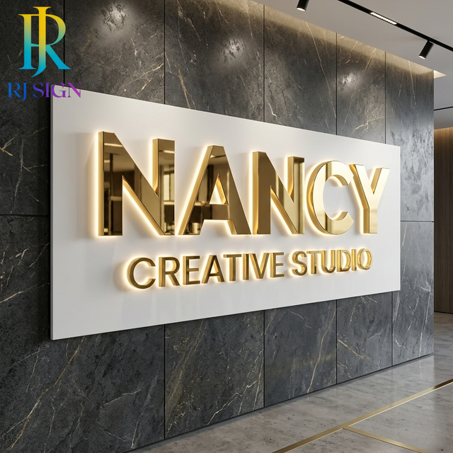 Manufacturer Shop Name Led Sign Board Custom Logo Business Signage 3D Channel Led Lighted Letter Sign for Barber Shop Studio