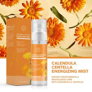 Brume faciale hydratante apaisante à la calendula et à la centella, énergisante, pour peaux sensibles - Product Image 2