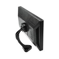 Monitor de pantalla táctil IPS de 10,1 pulgadas, entrada de vídeo de 2 canales, tablero portátil, techo, montaje en pared, DVR móvil, Monitor de camión con Control remoto
