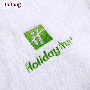 Taitang Unisex 5 Sao Áo Choàng Set Trắng 100% Ai Cập Khăn Bông Và Áo Choàng Dệt Kỹ Thuật - Product Image 4