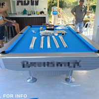 Prix Offre Spéciale de la table de billard Table de billard de 9 pieds Table de billard de sport multifonctionnelle intérieure de luxe moderne