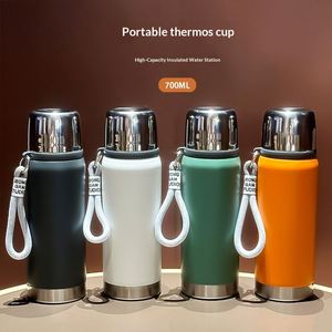 Gourde isotherme sous vide en acier inoxydable 316 grande capacité pour homme, portable, anti-chute, avec lanière, pour boisson directe, 6-12 - Product Image 2