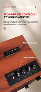 Système d'enceintes stéréo 2.1 populaire <span class=keywords><strong>en</strong></span> promotion pour le divertissement cinématographique et musical M-890BT - Product Image 5