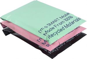Custom Biodegradable Compostable Recyclable PLA Shipping Mailer Bags <b>Waterproof</b> Logo Printing for Shoes & <b>Socks</b> Apparel - Product Image 3