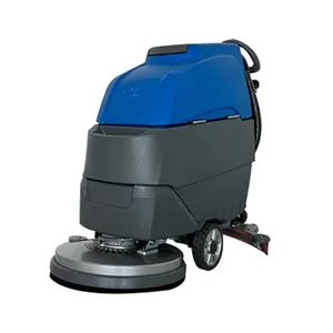 China Factory Walk Behind Electrical Powered Floor Dust Cleaner Washing Scrubber Dryer