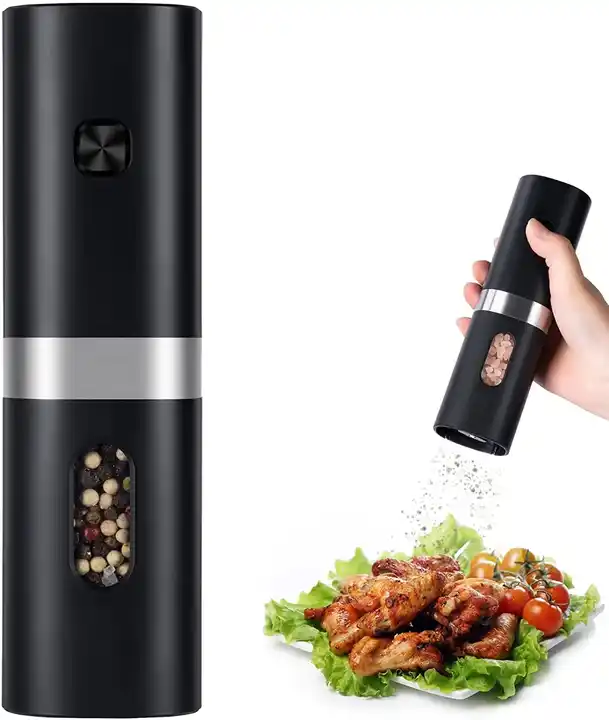 Battery Salt Pepper Mill Grinder Spice Grinder with LED Light Kitchen Spice  Tools Set for Cooking - China Electric Pepper Grinder and Battery Salt Pepper  Mill Grinder price