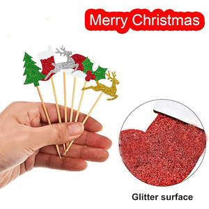 24 Piezas <span class=keywords><strong>de</strong></span> Banderines Navideños <span class=keywords><strong>de</strong></span> Papel <span class=keywords><strong>de</strong></span> 10 cm <span class=keywords><strong>de</strong></span> la Marca TSH con Diseño Personalizado, Banderas <span class=keywords><strong>de</strong></span> Árbol, <span class=keywords><strong>Frutas</strong></span>, Gorros, Calcetines y Renos para Mayores <span class=keywords><strong>de</strong></span> 14 Años - Product Image 5