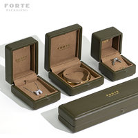 Boîte à bijoux en cuir de luxe FORTE en peau de mouton, personnalisée, écologique, style western, pour collier