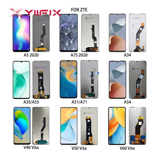 Mobile Phone Lcd Display Replacement Pantalla for ZTE A5 2020 A35 A55 A7S 2020 A51 A71 A34 A54 V40 Vita V50 Vita V60 Vita LCD
