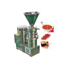 Machine à fabriquer du beurre, sauce pimentée aux épices, piment, tomate, pâte d'oignon, moulin colloïdal à broyage fin, machine à fabriquer du sésame et du tahini