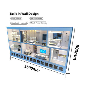 Smart Home Built-in <b>Wall</b> Display <b>Cabinet</b> Supporting App Control, Full Customization Demo Box with High Quality Material Smart - Product Image 1
