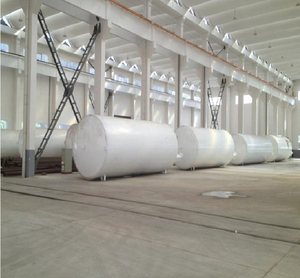 خزان تخزين غاز البترول المسال 20000 لتر تصميم أفقي مثبت على الانزلاق ، قابل للتخصيص للبيع - Product Image 3