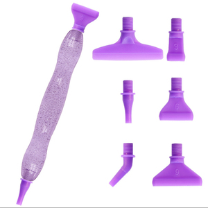 Kit de pintura de diamantes 5D, patrón cuadrado, temas personales, juego de bolígrafos de resina plástica, bolígrafo de taladro, puntas de bolígrafo, herramientas de arte de cera, tela - Product Image 4