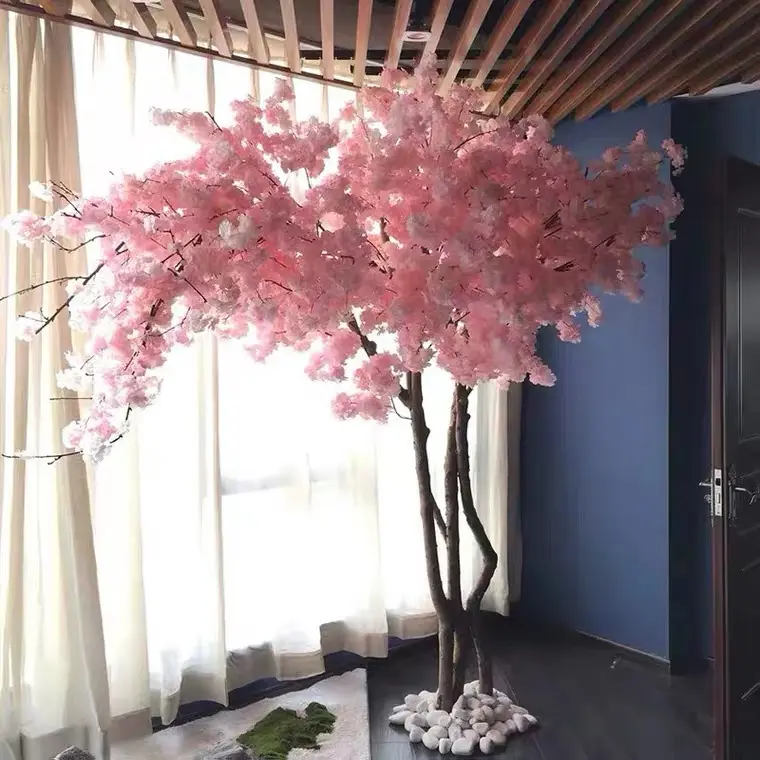 Arc avec fleurs de cerisier artificielles, 1 pièce, plante artificielle, <span class=keywords><strong>blanc</strong></span>, rose, intérieur, pour fête de mariage