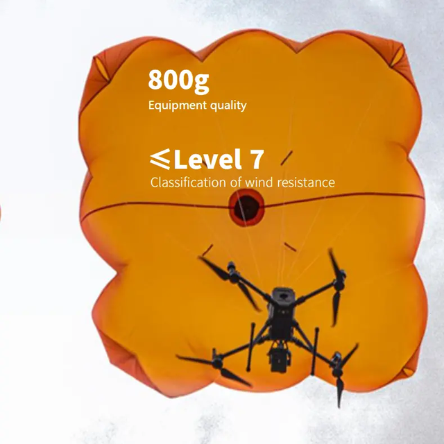 Flyfire M350 with FTS M300 Industry-level UAV Parachute Landing System Intelligent Safety Reusable Parachute for DJI M300