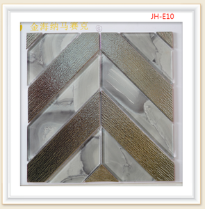 Produttore vendite dirette lucidatura spina di pesce pietra Texture mattonelle di mosaico Design <span class=keywords><strong>per</strong></span> la parete decorativa <span class=keywords><strong>bagno</strong></span> - Product Image 3
