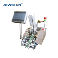 Machine d'emballage automatique personnalisée Jewshin avec PLC et moteur, alimentateur de papier à friction haute précision avec couvercle